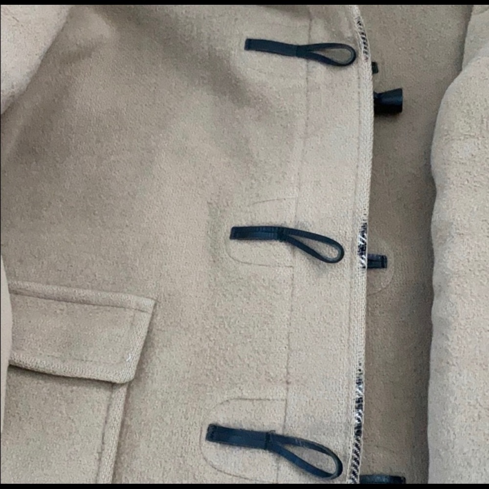 Authentic Burberry camel pea coat size XL gorgeous